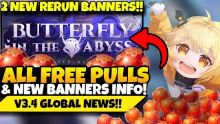 34 ALL FREE PULLS  2 NEW RERUN BANNERS amp MORE Tower of Fantasy [upl. by Nytsud]