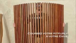 Kit Kurly  Claustra courbe en bois à monter soimême [upl. by Adnilema666]