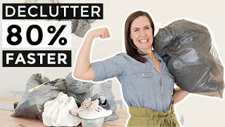 10 Tips to Declutter FASTER [upl. by Latonia596]