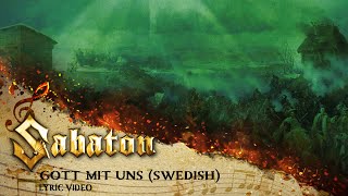 SABATON  Gott Mit Uns  Swedish Official Lyric Video [upl. by Dorcas]