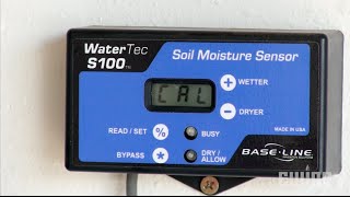 How To Calibrate The Baseline WaterTec S100 Soil Moisture Sensor [upl. by Nalyt]