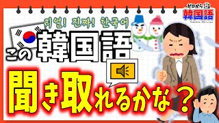 【韓国語リスニング】ネィティブが教える ～ リアルな韓国語会話、どこまで聞き取れますか？  ep 52 밖에 춥지 시리다시렵다 끼다끼우다 트다 입술이 트다 [upl. by Etteval559]