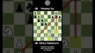 Quick Chess Win Hikaru Nakamura vs Wesley So 2023 [upl. by Asssilem]