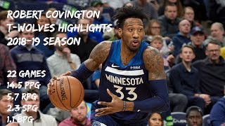 Robert Covington Timberwolves Highlights 201819 Season [upl. by Goles]