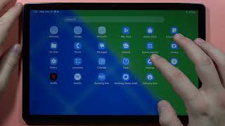 Samsung Galaxy Tab A9A9 Change Home amp Apps Screen Grid taba9 [upl. by Leur72]