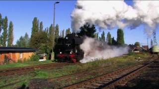 EisenbahnFest Staßfurt 12 Dampflok  Zug  Steam Train [upl. by Ryley]