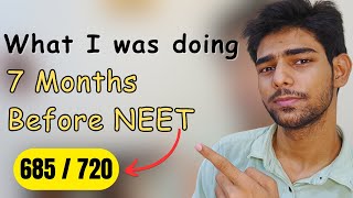 🤯⚠️ My Tests Scores of 7 months Before NEET   neet study neet2025 [upl. by Most]