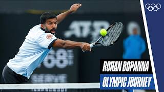 Olympics at 44 years old  Doubles Trouble Indias Rohan Bopanna’s Olympic Journey in Tennis [upl. by Artemla135]