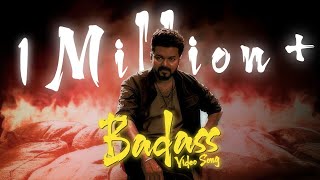 LEO  Badass Video song  Thalapathy Vijay  Vikki bro [upl. by Ellerol393]