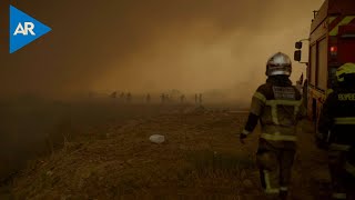 Casi un centenar de muertos por incendios forestales en Chile [upl. by Leilah]