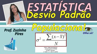 Desvio Padrão Populacional [upl. by Cohlier]