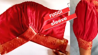 New letest💯💫💕Navratri special fuggi sleeve design ફુગી બાય ડિઝાઇન  full cutting ✂️ and stitching [upl. by Ehctav]