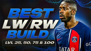 UPDATED BEST WINGER LWRW BUILD FOR LVL 255075 amp 100  EAFC 24 Clubs [upl. by Ade915]