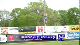 51415  Mens Baseball  Coe College 5 Ripon 4 [upl. by Bosch]