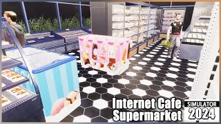 vielfältige Produktauswahl 🥰 43  💻 Internet Cafe amp 🛒 Supermarket Simulator 2024 [upl. by Kobi]