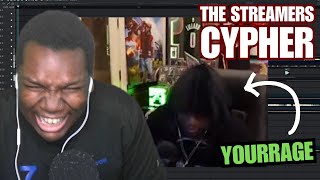 He Dropped Another One  Aura Dies  The Streamers Cypher Part 2 [upl. by Lebazej]