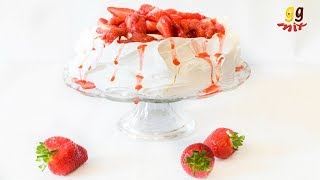 Strawberries amp Cream Pavlova [upl. by Kall]