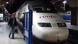 RENFE AVE Train at Marseille SaintCharles 30 June 2014 [upl. by Yran]