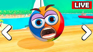 Going Balls🏖️ How to Unlock The BEACH Ball Updated Reverse Levels Android iOS Gameplay LIVE36 [upl. by Allianora]