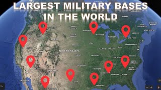 10 Largest Military Bases In The United States And In The World [upl. by Noved885]