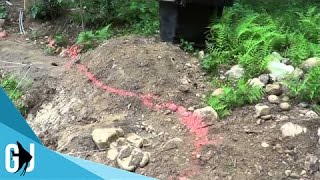 238  Digging a 7000 Gallon Koi Pond  Part 1 [upl. by Patricia680]