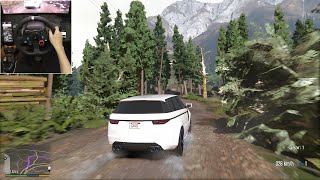 Mountain Climbing by Gallivanter Baller LE from GTA V  Logitech G29 Gameplay [upl. by Notlad]