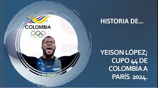 Yeison López con récord mundial va a París por la medalla de oro [upl. by Keldon]