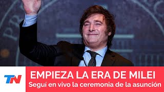 LA ASUNCIÓN DE JAVIER MILEI Y SU PRIMER DISCURSO COMO PRESIDENTE [upl. by Cyrille]