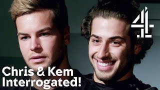 Love Island’s Chris amp Kem Are Bad At Being Interrogated Will The Celebs Escape  Celebrity Hunted [upl. by Eimilb]