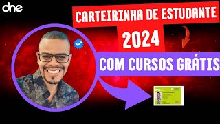 CARTEIRINHA DE ESTUDANTE 2024  SOLICITE JÁ [upl. by Manton]