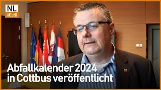 Cottbus  Neuer Abfallkalender 2024 veröffentlicht [upl. by Anelrahc679]