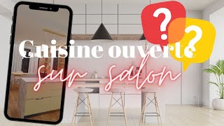 Cuisine ouverte sur salon quel aménagement selon la surface [upl. by Mansoor]