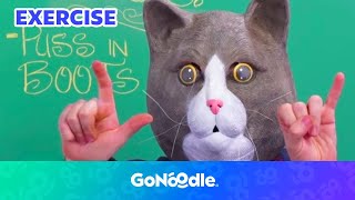 I To The L With Mr Catman  Activities For Kids  Exercise  GoNoodle [upl. by Eittah]