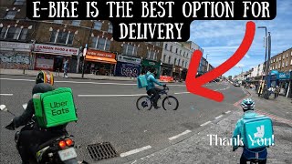 Uber eats food delivery jobs and deliveroo how much you can earn delivery a day just eat uk [upl. by Aldarcie]