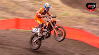 Tom Vialle 28  Training for MX2 World Championship in Motocross Lacapelle 2022 [upl. by Jana904]