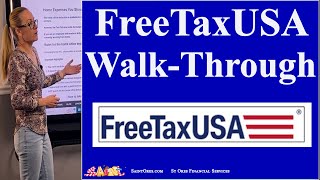 FreeTaxUSA April 2024 efile income deadline How to file your taxes online Tutorial walkthrough [upl. by Joshuah594]