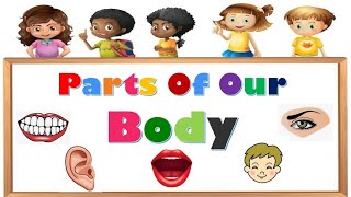 Body partsbody parts for kidsparts of body with pictures bodypartsforkids partsofbodynames [upl. by Vigen320]