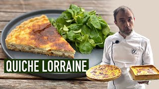 Classic QUICHE LORRAINE by French chef [upl. by Julietta219]