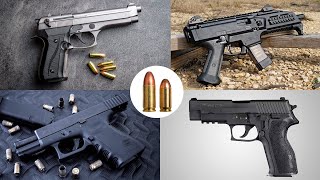 Las 15 Mejores Armas Calibre 9mm [upl. by Nhojleahcim]