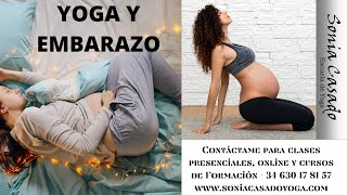 Yoga para embarazadas La postura para eliminar náuseas y mareos [upl. by Blaine]