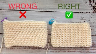 Most crocheters make WAISTCOAT stitch WRONG How to crochet waistcoat stitch Crochet Video Tutorial [upl. by Sudaorb]