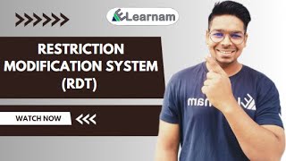 Restriction Modification System  RDT  By Virendra Singh  CSIR  GATE  DBT  ICMR  CUET [upl. by Adia]