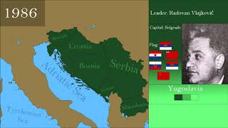 The history of Yugoslavia Every Year [upl. by Harberd]