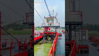 Cutter Suction Dredger manufactured by LEADER DREDGER [upl. by Ipoillak]