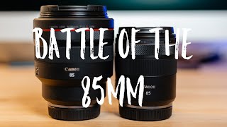 Worth 4x the price  Canon RF 85mm F2 Macro IS vs the Canon RF 85mm 12 L [upl. by Stacia]