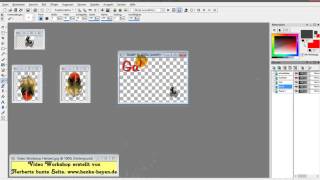 Unterschrift erstellen mit Paint Shop Pro u dem Animation Shop 3 [upl. by Aitat]