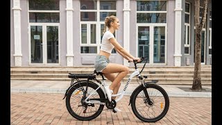 How to install the 26quot Electric City Bike AMA005685 Nut Installation [upl. by Fannie765]