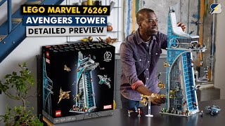 Massive LEGO Marvel 76269 Avengers Tower set designer reveal amp detailed preview [upl. by Murdoch699]