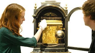 Musical Clock from 1750 and Porter Music Box from 1978 [upl. by Udele]