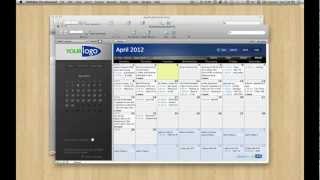 Free FileMaker 12 Calendar Template [upl. by Nihsfa689]